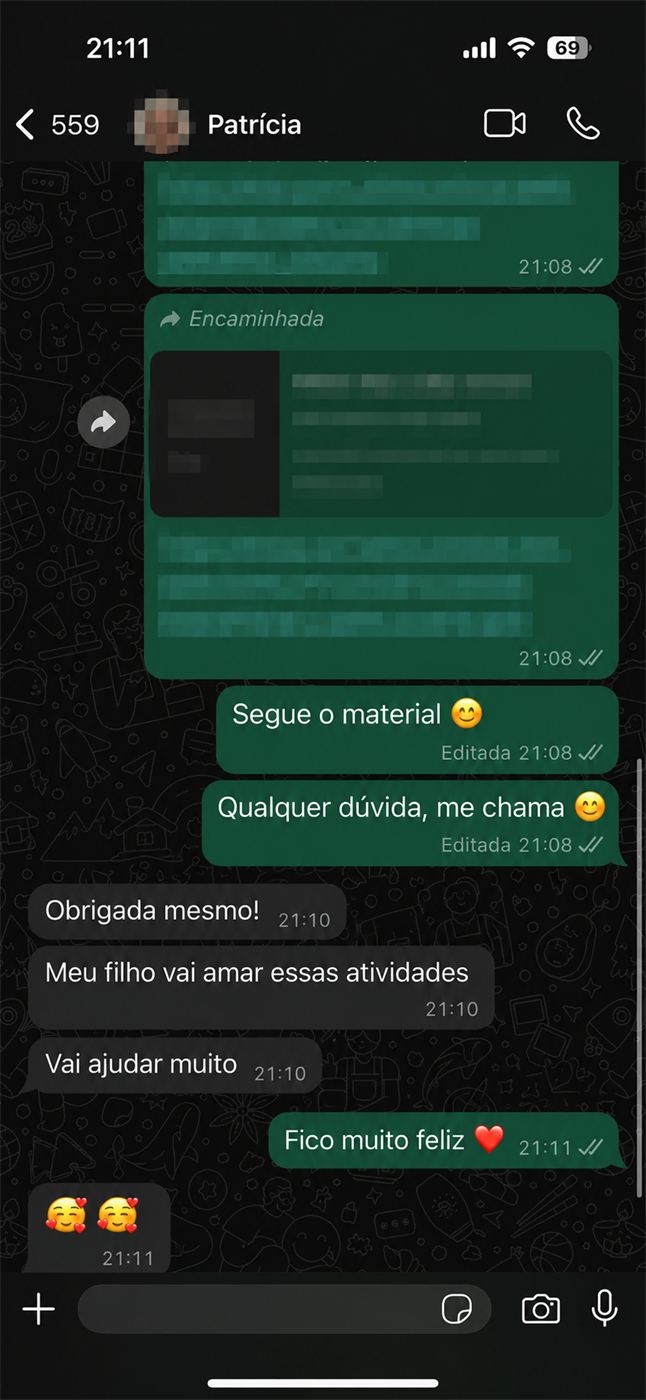 Relato de cliente