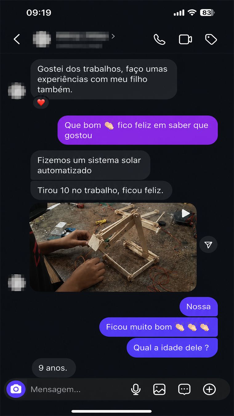 Relato de cliente